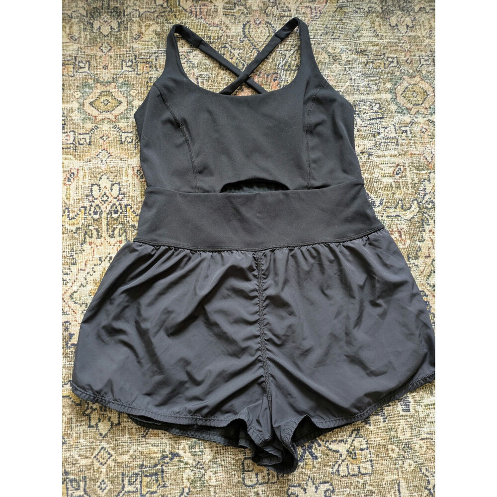 Free People Movement Righteous Runsie in Black
